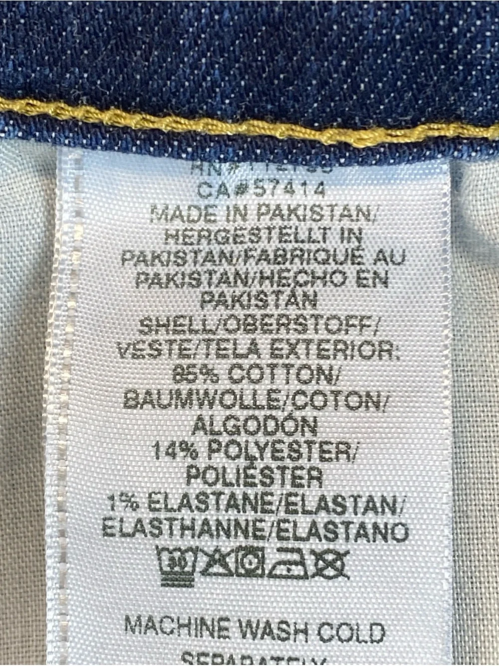 True Religion white mark